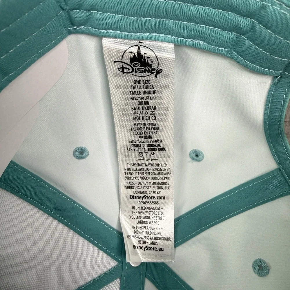 Disney Parks Tianas Bayou Adventure Hat Cap Teal Adjustable 2024 Opening NWT New